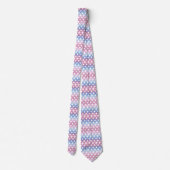 Bigender Vlag Diamanten Pride Stropdas (Achterkant)