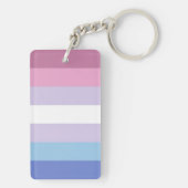 Bigender-vlag Sleutelhanger (achterkant)