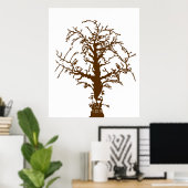 Bigerprint Big Oak Tree Guestbook Poster (Thuiskantoor)