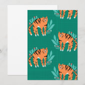 Bigers met bloemen kaart (Voorkant / Achterkant)