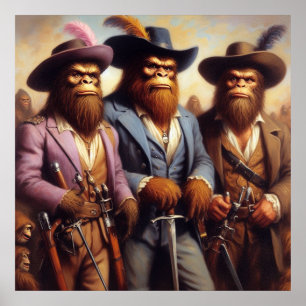 Bigfoot 3 Musketiers Poster