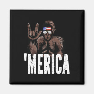 Bigfoot 4 juli Amerikaanse Onafhankelijkheidsdag A Magneet