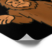 Bigfoot 67 Meme Six Seven Funny Sasquatch Poster (Hoek)