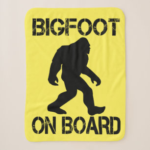 Bigfoot aan boord - Grappige Bigfoot Sherpa Deken