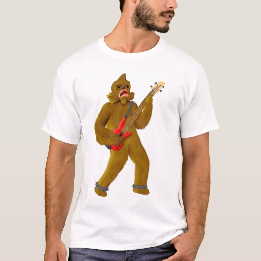 Bigfoot afspelen t-shirt (Voorkant)