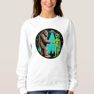 Bigfoot Alien Alliance - Grappige Scifi Cryptid Trui