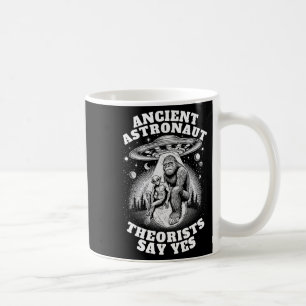 Bigfoot Alien en UFO is een oude astronaut Koffiemok