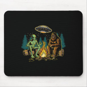 Bigfoot Alien Kampvuur Kamperen Sasquatch Ufo Kamp Muismat