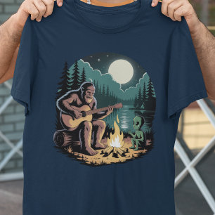 Bigfoot Alien UFO Cryptid Paranormale Ontmoeting T-shirt