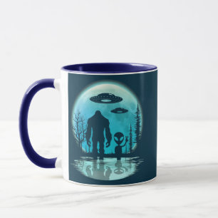 Bigfoot Alien UFO Disclosure Conspiracy Gift Mok