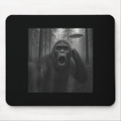 Bigfoot Alien Ufo Selfie Funny Sasquatch Meme Men  Muismat (Voorkant)