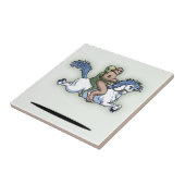 Bigfoot, Alien, Unicorn Tegeltje (Zijkant)