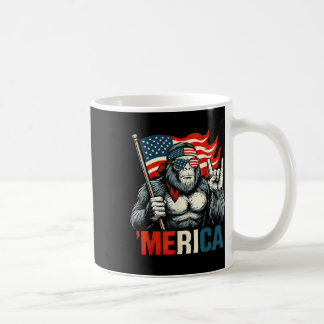 Bigfoot Amerika Rock Amerikaanse Vlag Patriottisch Koffiemok