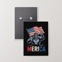 Bigfoot Amerika Rots Amerikaanse Vlag Patriottisch