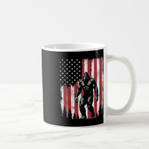 Bigfoot Amerikaanse vlag Patriottisch 4 juli Koffiemok