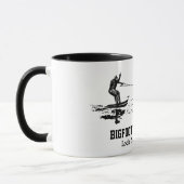 Bigfoot and Nessie Loch Ness Personalized Text Mok (Links)