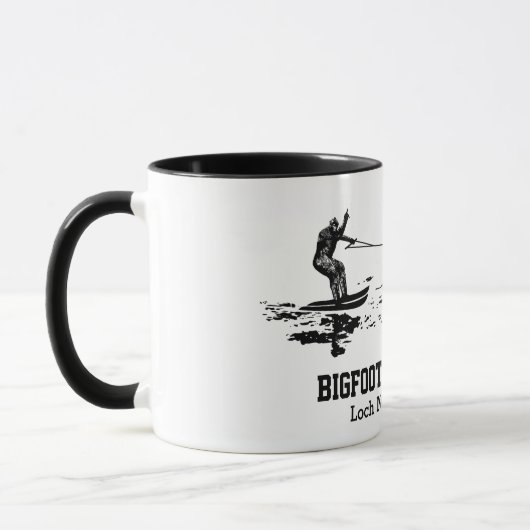 Bigfoot and Nessie Loch Ness Personalized Text Mok (Links)