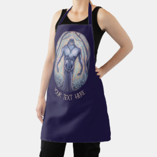 Bigfoot Aprons Personalized Sasquatch Art Aprons Schort