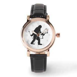 Bigfoot Archer silhouette Horloge