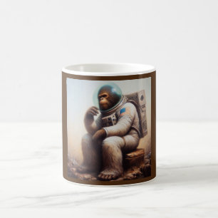 Bigfoot Astronaut Koffiemok