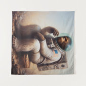 Bigfoot Astronaut Wandkleed (Voorkant (horizontaal))