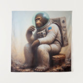Bigfoot Astronaut Wandkleed (Voorkant)