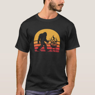 Bigfoot BBQ Grill Crytpid Sasquatch Barbecue T-shi T-shirt