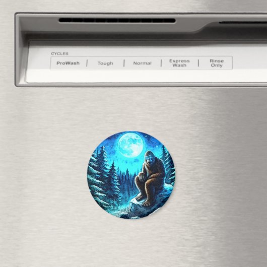 Bigfoot bij nacht magneet (Insitu (Vaatwasser))