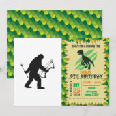 Bigfoot Boogschutter silhouet Kaart (Voorkant / Achterkant)