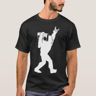 Bigfoot Boombox Rock en Roll I Geloof Sasquatch T-shirt