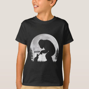 Bigfoot Boop Kat Retro Grappige Sasquatch Meme Kat T-shirt