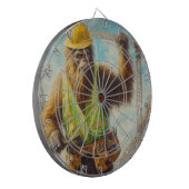 Bigfoot bouwvakker dartbord (Voorkant Links)