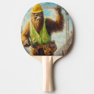 Bigfoot bouwvakker tafeltennisbatje