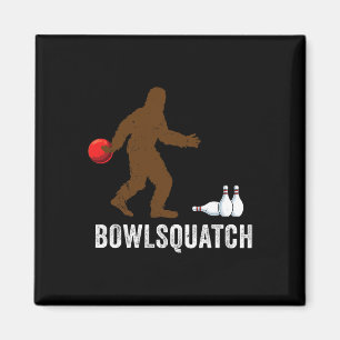 Bigfoot Bowling Cadeau Sasquatch Cadeaus Bowler By Magneet