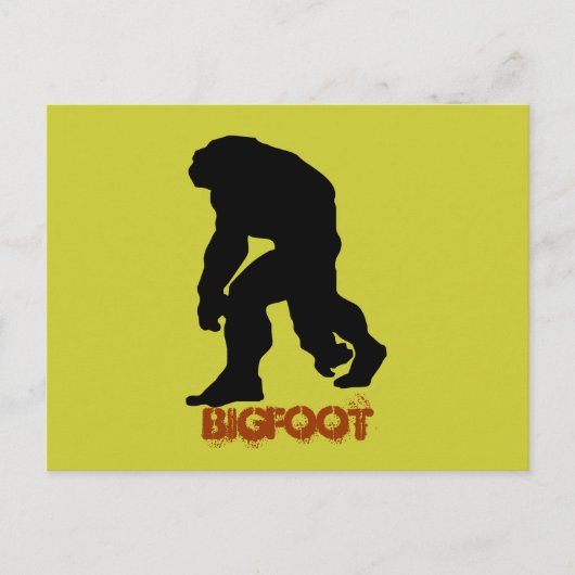 Bigfoot Briefkaart (Voorkant)