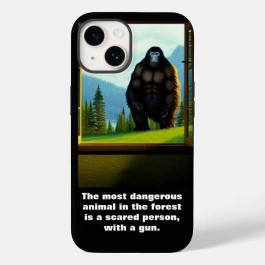 Bigfoot Buiten Case-Mate iPhone Case (Achterkant)