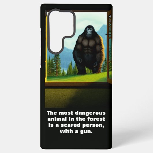 Bigfoot Buiten Samsung Galaxy Hoesje (Achterkant)