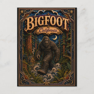 Bigfoot California Popcut Legenden Briefkaart