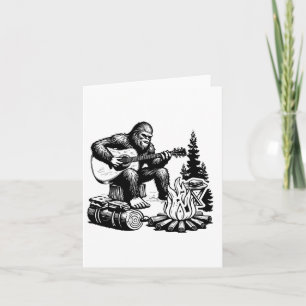 Bigfoot Camping Smore Rock Bigfoot Gitaar spelen Kaart