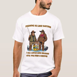 Bigfoot Catching A keeper T-shirt