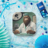 Bigfoot Chirurg Papieren Bordje (Feest)