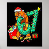 Bigfoot Christmas 67 Funny Meme Six Seven Xmas Boy Poster (Voorkant)