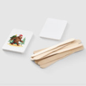 Bigfoot Christmas Tree Santa Hat (5) Handwaaier (Niet-gemonteerd)