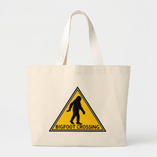 Bigfoot Crossing Reable Bag Grote Tote Bag