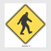 Bigfoot Crossing Sticker (Vel)