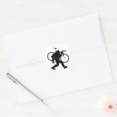 Bigfoot Cyclocross Vierkante Sticker (Envelop)