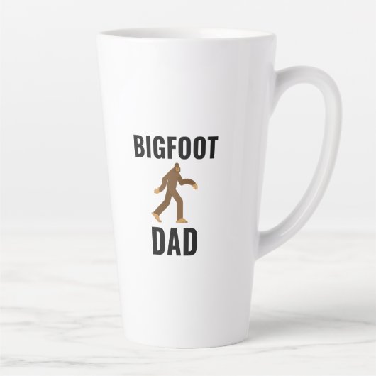 Bigfoot dad latte mok (Rechts)