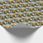 Bigfoot de bouwvakker cadeaupapier (Hoek)