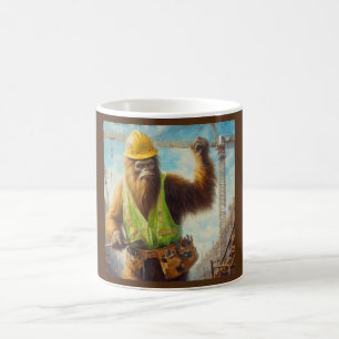 Bigfoot de bouwvakker koffiemok