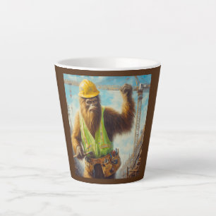 Bigfoot de bouwvakker latte mok